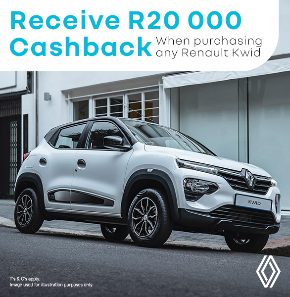 Receive R20 000 Cash back